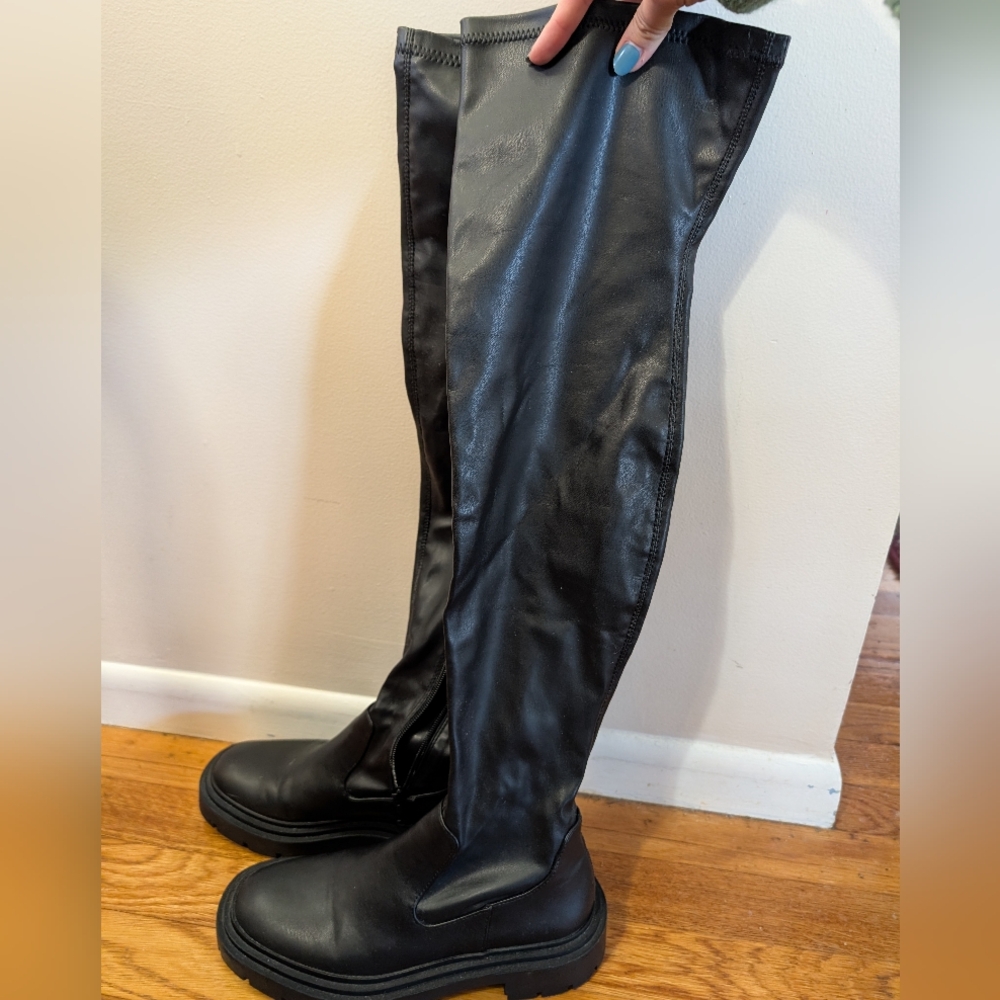 Zara Over The Knee Boots